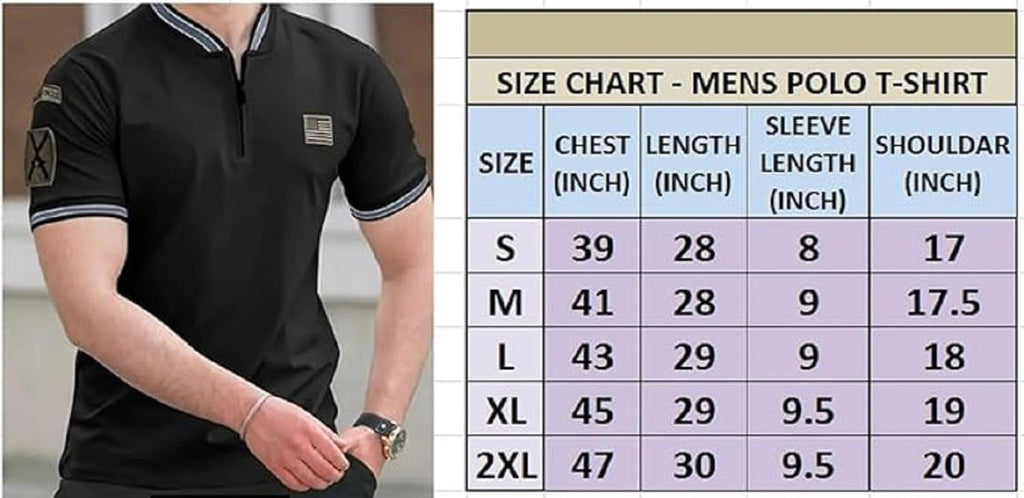Lymio Polo T Shirt for Men || T Shirt for Man || Collar T Shirt Style Men (Packs Also Available) (Polo-51-54)